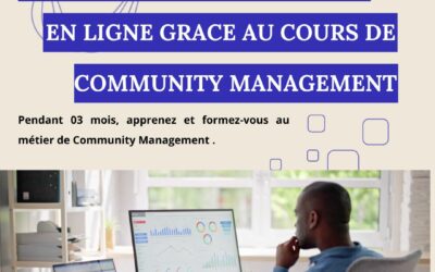 FORMATION EN LIGNE EN AFRIQUE COMMUNITY MANAGER